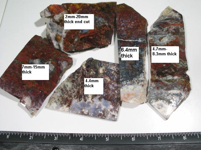 zbv  Scintillating Pietersite Rough Slabs  