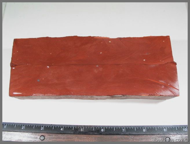 zbv  Beautiful Thick Pipestone Pipe Stone Catlinite Rough Slab 